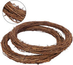 8 Pcs 10 Inch Natural Grapevine Wreath Set, Hand-Woven Vine Branch Wreaths for DIY Crafts, Christmas Decorations, Home & Event Styling - Image 3