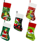 LeeSky 5 Pack Christmas Stockings, Christmas Stocking Holder, Christmas Hanging Stockings Gift Bag for Xmas Holiday Tree Hanging Home Decor by Unknown