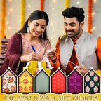 Mumufy 6pcs Diwali Tealight Candle Holder Diwali Decoration Jharokha Design - Image 4
