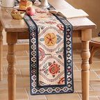 bilin gaier Designer Vintage Linen Small Table Runner,63"x12"-Lanae - Image 6