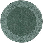 Lightnpro Handmade Beaded Placemats Set of 4 – 13 Inch Round Green Charger Mats | Handcrafted Artisan Table Accessories, Elegant Decorative Dining Table Décor for Weddings, Holidays & Parties - Image 2