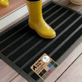 GORILLA GRIP WeatherMAX Door Mat, Indoor Outdoor Use, 35x23, Black Stripe by GorillaGrip