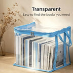 4 Pack Clear Comic Book Storage Containers, Blue - Image 5