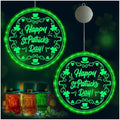 St. Patricks Day Decoration Window Light, Lighted Up Green LED Light, 2Pack by ZAUGONTW