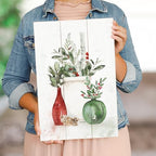 Simply Said, INC Rustic Pallets Christmas Decor, Christmas Greenery Pots Watercolor, 16 x 10.5 inch Wood Sign, Made in USA, RUS1541 - Image 3
