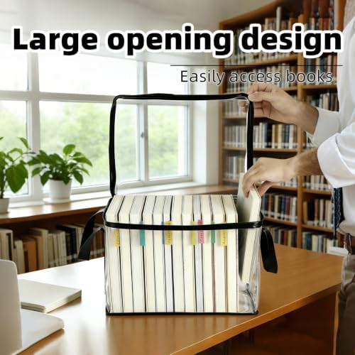 4 Pack Clear Comic Book Storage Containers, Black - Image 4