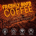 Freshly Boo'd Coffee Neon Sign Halloween LED Sign Halloween Coffee Bar Sign - Image 4