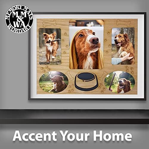 MEMORY MATS & WORD ART Wall Sign, Hand-Made Wooden Decoration Plaque for Home and Office- Real Wood - Made in The USA - 11 x 14 x 13 inches (Pets_leave_paw_prints_on_our_hearts) - Image 5