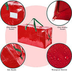 Shappy 6 Pcs Storage Bags, Red, 65 x 30", 24 x 16", 12 x 12" - Image 3