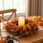 28" Fall Gradient Eucalyptus Wreaths for Front Door,Fall Decorations - Image 5