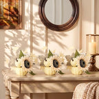 6 Pcs Fall Decor - Faux Pumpkins Centerpieces - Image 6