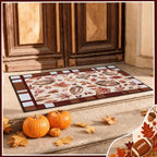 Dunzy 2 Pcs Fall Football Layered Door Mat, Football Home Decor - Image 6