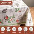 Maison d' Hermine Table Cloth Rectangle Table Reusable 100% Cotton 60"x120" - Image 4