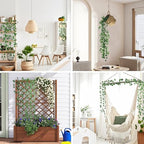 240Pack Artificial Ivy Garland, 1680Ft Fake Vines Hanging Plants for Room Decor, 72 Leaves Aesthetic Faux Greenery Garland Vines Leaf with Strengthened Joint Prevent Leaves Falling Off for Wall Decor - Image 7
