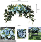Wedding Arch Flowers 30 Inch Rustic Artificial Floral Swag Decor - Image 2