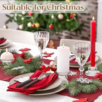 30 Pcs Glass Taper Candle Holders Candlestick Holders - Image 6