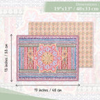 Maison d' Hermine Placemats Set of 4 Reusable 100% Cotton (13"x19") - Image 4