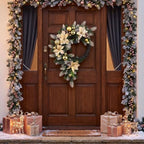22'' Christmas Wreath for Front Door Large Door Wreath, Luxurious - Image 5