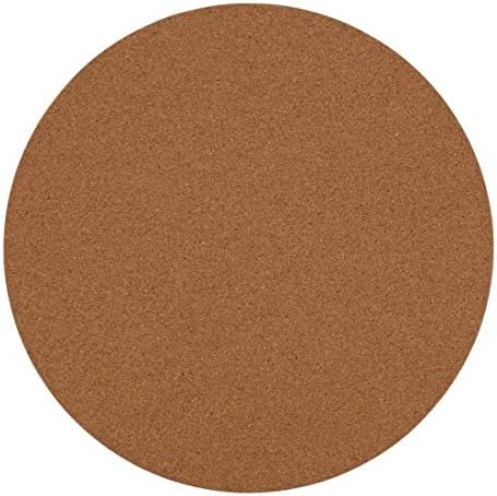 Fennco Styles Natural Wood Print Decorative MDF Cork Placemats 15 x 15, Set of 4 - Heat Resistant Insulation Round Wood Table Mats for Home Décor, Dining Table, Banquets and Family Gathering - Image 2