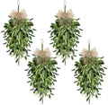 22" Spring Wreaths for Front Door 4 PCS Olive Teardrop Swag Summer Wreathswith Olive Leaf Fruit, Home Decoration for Outdoor Living Room Indoor Wall and Outside Summer All Season Wedding by EYNDYN