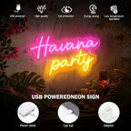 Zhengmy Havana Party Neon Sign for Wall Decor Tropical Night LED Neon Light - Image 3