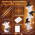 VIHOSE Halloween Ghost Lights 41 Inch H Pre-lit Lighted Outdoor Decoration - Image 2
