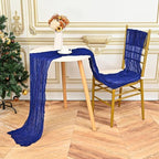 24 Pack Royal Blue 10Ft Cheesecloth Table Runner - Image 5