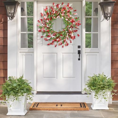 Artgar Front Door Wreath 24 Inch Spring/Summer Wreaths for Front Door - Image 3