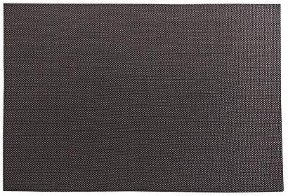 Restaurantware Slate Vinyl Woven Placemat, 16 x 12 in, 6 Pack - Image 2