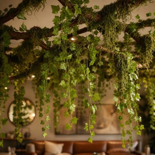 Giegxin 6 Pack Enchanted Forest Branch Vine, 75 Inch, Vines by Giegxin