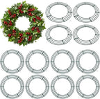 Thealyn 12 Pack 12" Metal Wreath Frame, Wire Wreath Rings for DIY Wreaths by ThealynGardens