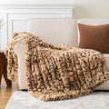 Battilo Faux Fur Throw Blanket for Couch, 60"x80", Double Side by BATTILOHOME