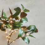 Hairui Lighted Magnolia Branches with Timer 32IN Battery Operated or USB Plug in, Faux Greenery Willow Branch with Lights 60 LED Fairy Lights for Room Fireplace Spring Decoration - Image 2