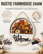 16 PCS Interchangeable Welcome Sign for Front Door Every Season Decoration - Image 3