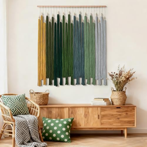 Macrame Wall Hanging Large Boho Home Decor Aesthetic Modern Chic Wall Art - Image 7