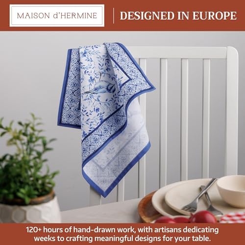 Maison d' Hermine Cloth Napkins Set of 4 Reusable 100% Cotton (18" x 18") - Image 2