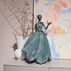 Guichifun Fairy Statue, Leaf Angel Girls with Dragonfly, 12 x 8.5 x 18 - Image 3