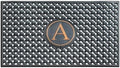 A1HC Natural Rubber Front Door Mat 24x39 inches, Monogrammed Doormat for Entryway, Heavy Duty Shoe Scraper Welcome Mat for Porch, Patio & Outside Entrance - Black by A1HomeCollectionsLLC
