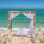 2Pcs Flower Garland Decorations, 12.27Ft Pink Flowers Rose Garland, Artificial Eucalyptus Greenery Vines with Floral for Wedding Wall Arch Table Centerpieces Backdrop Room Decor (Pink) - Image 5