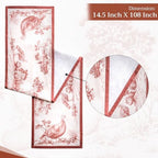Maison d' Hermine Table Runner 100% Cotton 14.50" x 108" (Single Layer) - Image 4