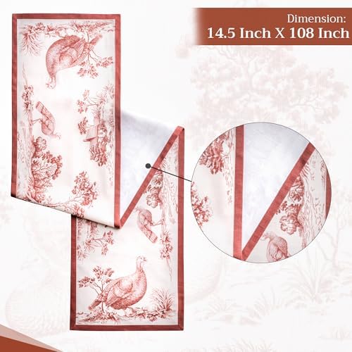 Maison d' Hermine Table Runner 100% Cotton 14.50" x 108" (Single Layer) - Image 4