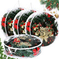 Shappy 4pcs 36 Inch Clear Wreath Storage Bags PVC Waterproof White by Shappy