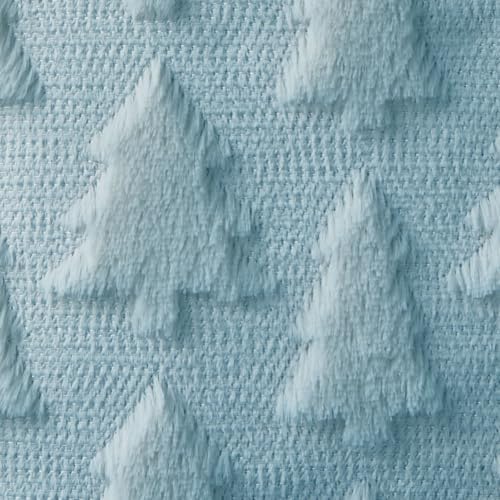 DFXSZ Christmas Tree Pillow Covers 18x18 Set of 2 Christmas Decor Blue - Image 5