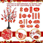 Ganeen Chinese New Year Decorations 2027 Lighted Lunar New Year Tree - Image 3