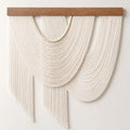 Large Macrame Wall Hanging, 31.5 x 31.5 Inch Boho Wall Decor Tapestry，Beige by Jfxgjuv