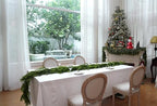 9 Ft Christmas Garland Real Touch Norfolk Pine Garland Christmas Decorations Faux Realistic Winter Pine Garlands for Mantle, Table, Stairs, Doorframe, Fireplace Indoor Outdoor Holiday Xmas Decor - Image 6