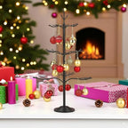 Metal Ornament Display Tree, Black Christmas Ornament Tree Display Stand - Image 7