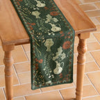 ISAENNE Designer French Linen Table Runner,71"x12"-Nocturne - Image 4