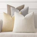 MIULEE Neutral Harmony Decorative Pillow Covers 18x18 Inch Set of 4 by MIULEE