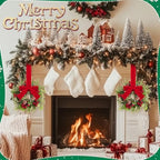 Dingion 12 Pcs Mini Christmas Kitchen Cabinet Wreath, Pine Berries Snowy - Image 6